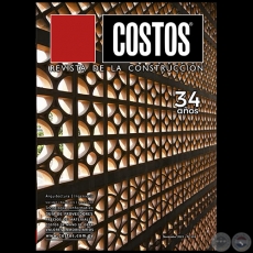 COSTOS Revista de la Construccin - N 314 - NOVIEMBRE 2021